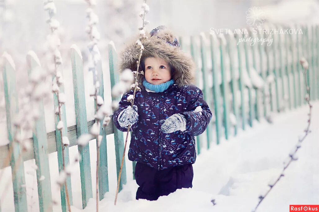 Зимние фото ребенка