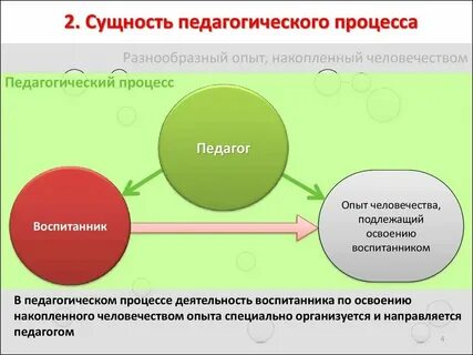 Образование как воспитательный процесс