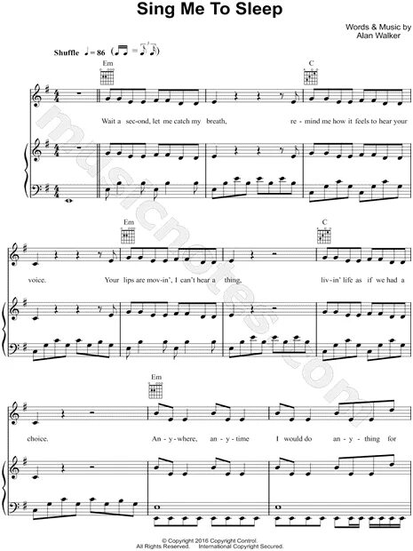 Alan Walker Sing me to Sleep Ноты. Sing me to Sleep Ноты для фортепиано. Sing me to Sleep the Smiths Ноты. Sing Sing Sing Ноты скрипка.