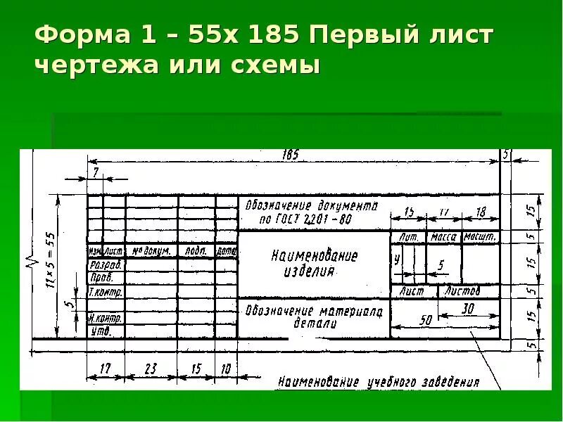 Версия чертежа