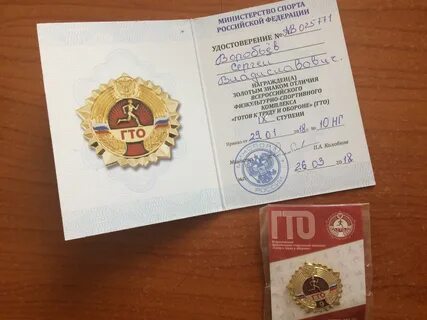 Как получить золотой значок гто