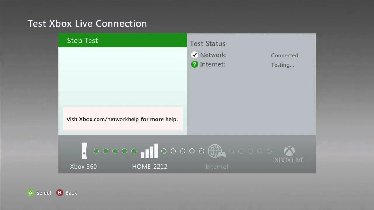 Xbox networking. Ошибки Xbox 360. Test failed success. Fix test