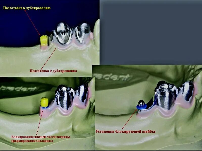 подготовка модели к дублированию