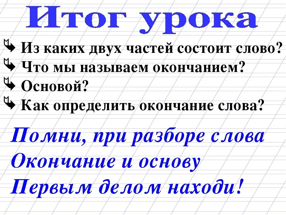 Основа и окончание. Основа и окончание презентация. Окончание слова. Окончание 2 класс презентация. Основа слова забуду