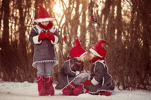 Зимний гномик
