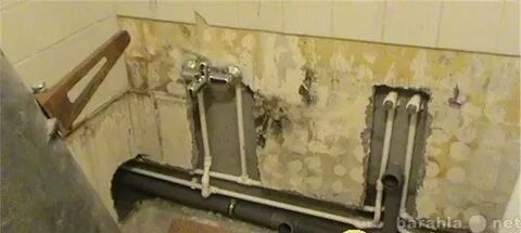 Утапливаем трубы в стену в ванной
