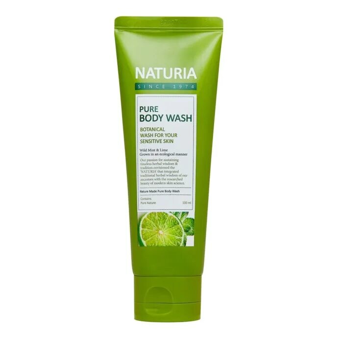 Гель для душа лайм. Гель для душа Naturia Pure body Wash. [Naturia] гель для душа мята/лайм Pure body Wash (Wild Mint & Lime), 100 мл. Гель для душа Naturia Wild Mint & Lime. Naturia Pure body Wash Botanical Wash for your sensitive Skin.