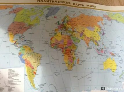 Чем отличается физическая карта от политической