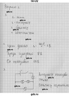 Самостоятельная работа по физике марон