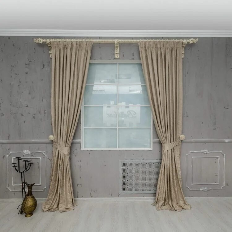 Beatrice Ready Made Lined Curtains Cream Curtains living room, Curtains, Pleated