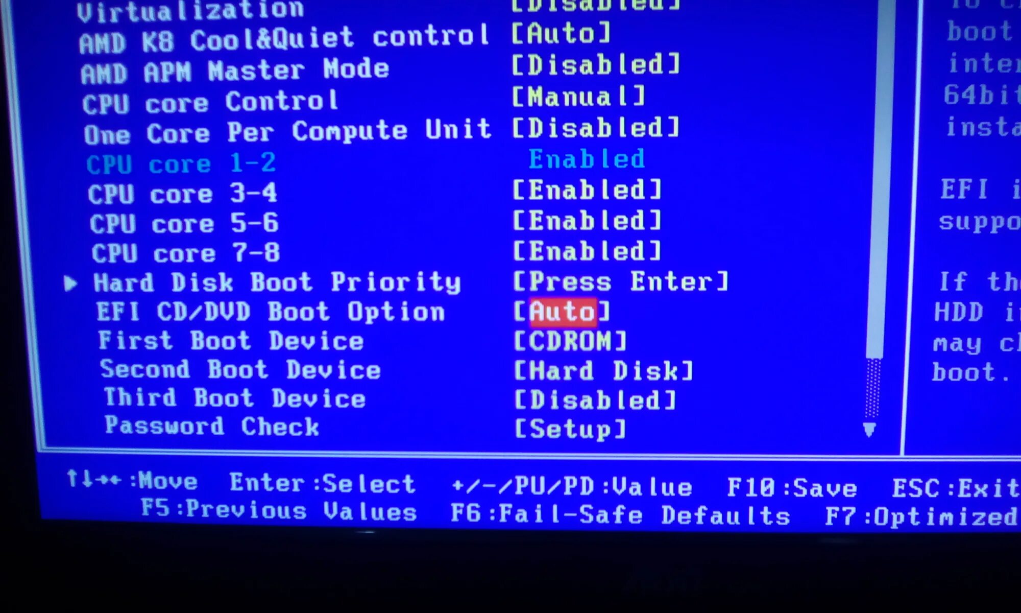 Efi boot failed. Efi boot failed