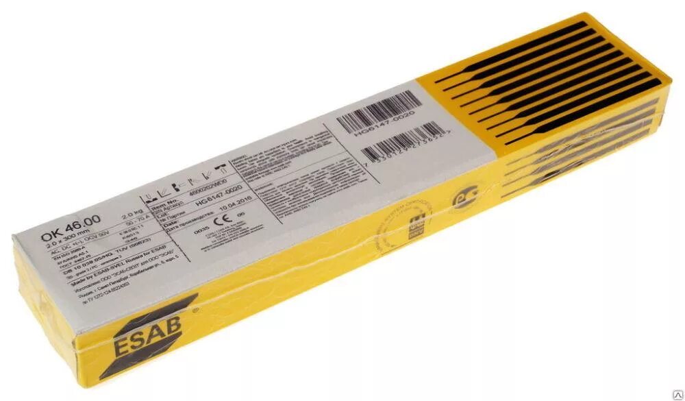 Электроды esab 5 мм. Электроды ESAB ок 46.00. Электрод ок 46.00 3мм (5.3кг) ESAB. Электроды 3.2 есаб электроды ЭСАБ. Электроды есаб ок46.00 3мм.