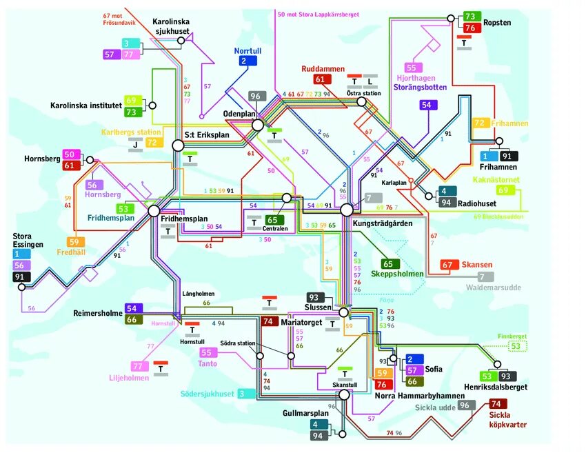 Карта автобусов. Карта SL Стокгольм. Маршрут автобуса 841 на карте. Stockholm Map public transport.