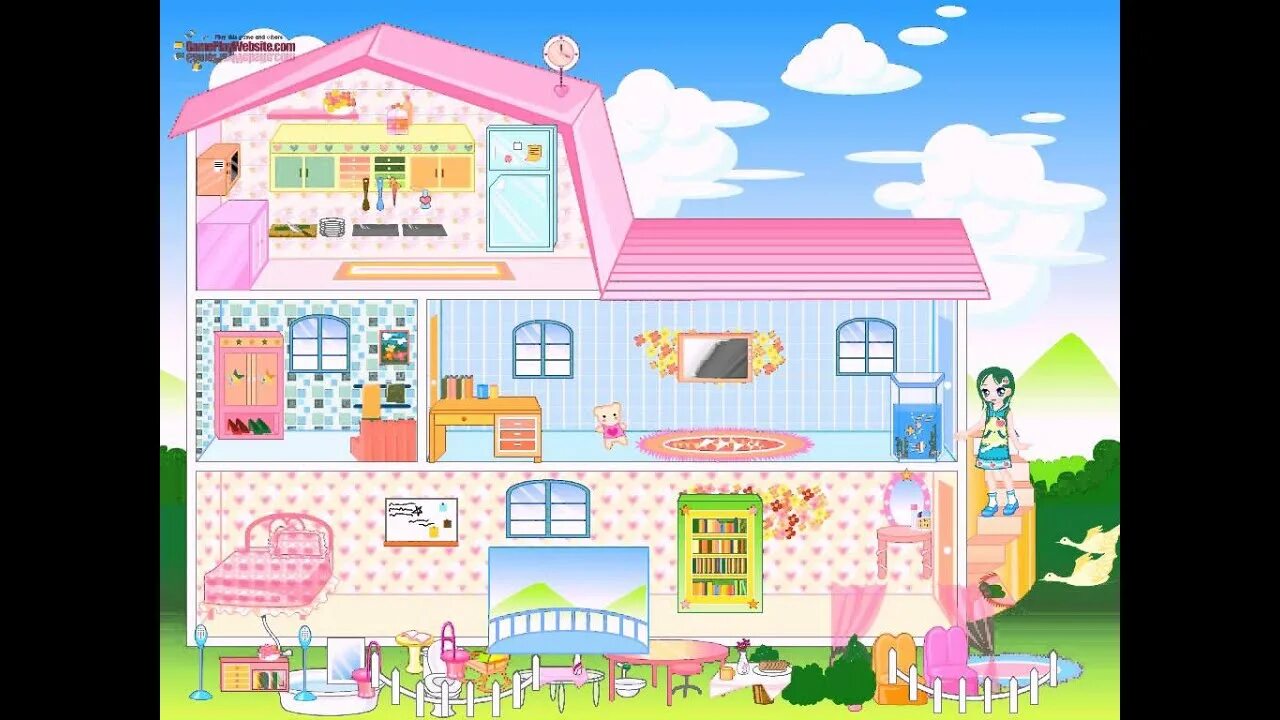 Фон для домика Барби. Game Barbie House. Игра Барби декорации. Decor my House DIY игра.