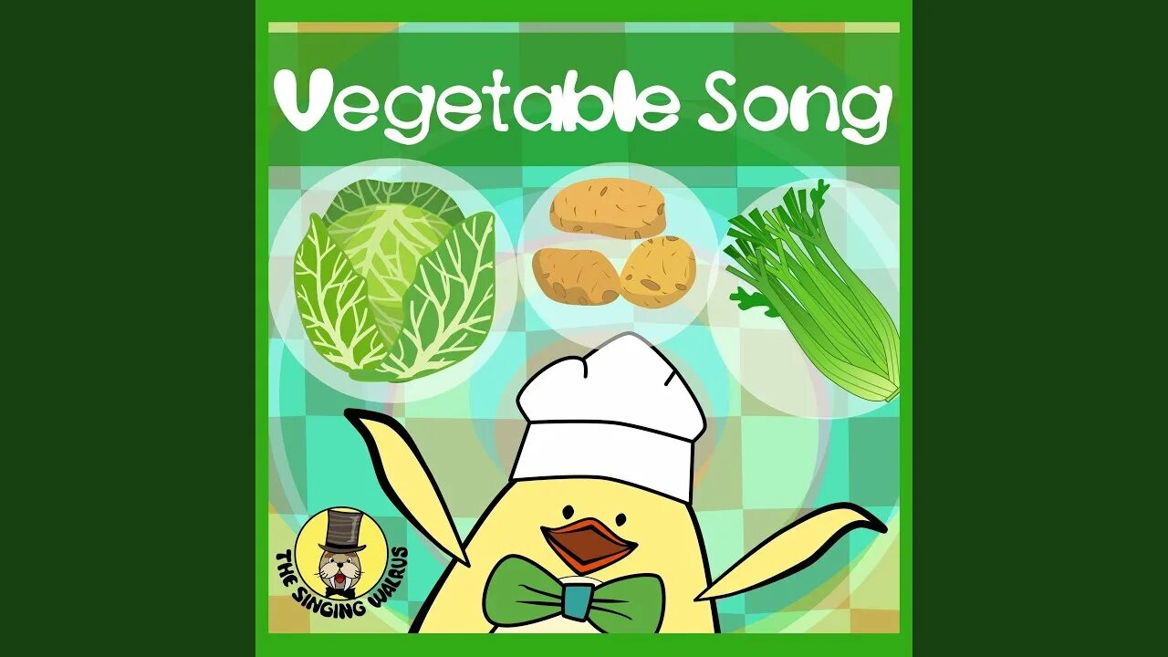 Vegetables song. Vegetables Song for Kids. Vegetables Rhyme. The singing Walrus - English Songs for Kids.