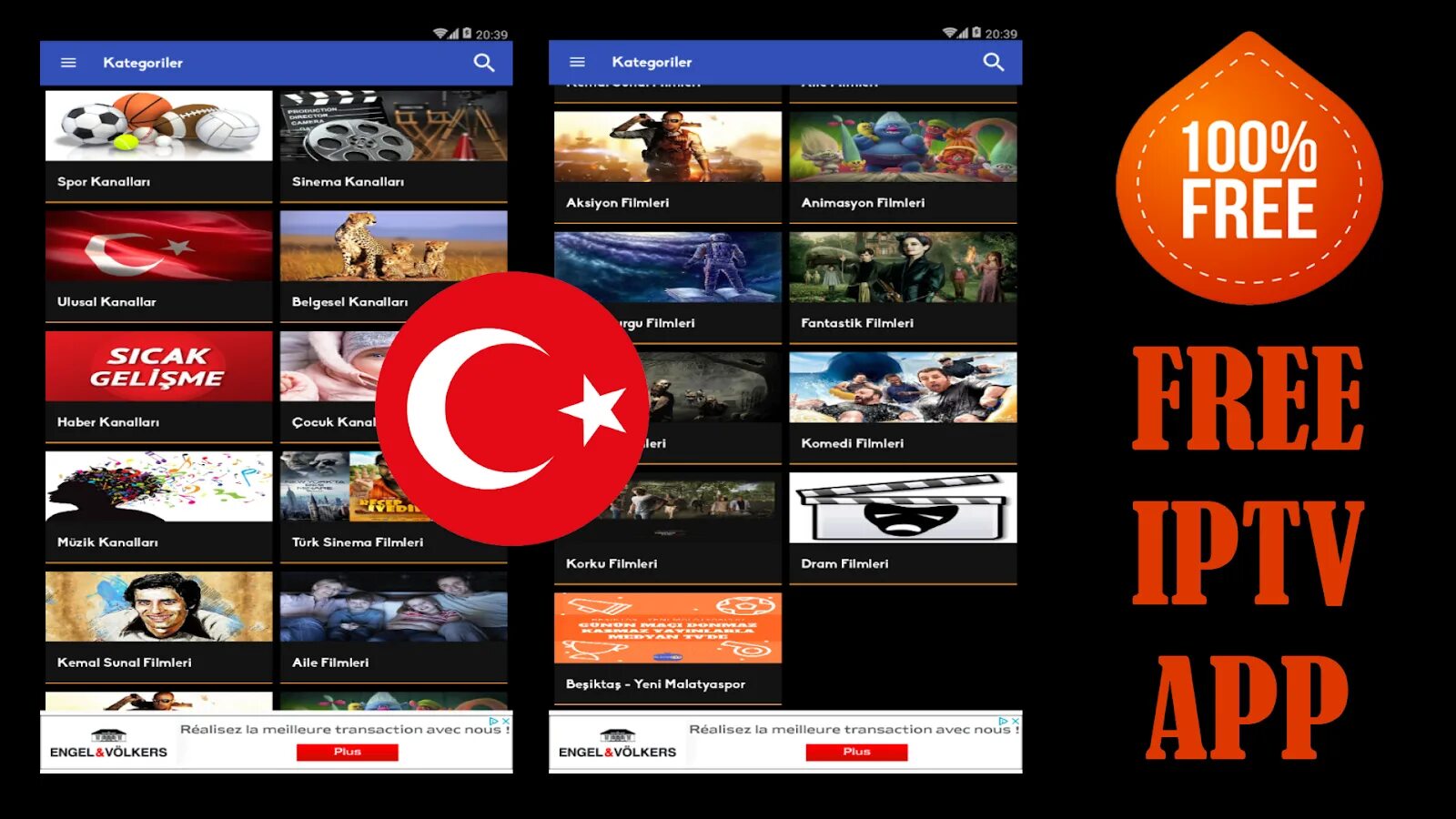 Turk TV. Live TV channels. MADSTREAM: Live TV channels.