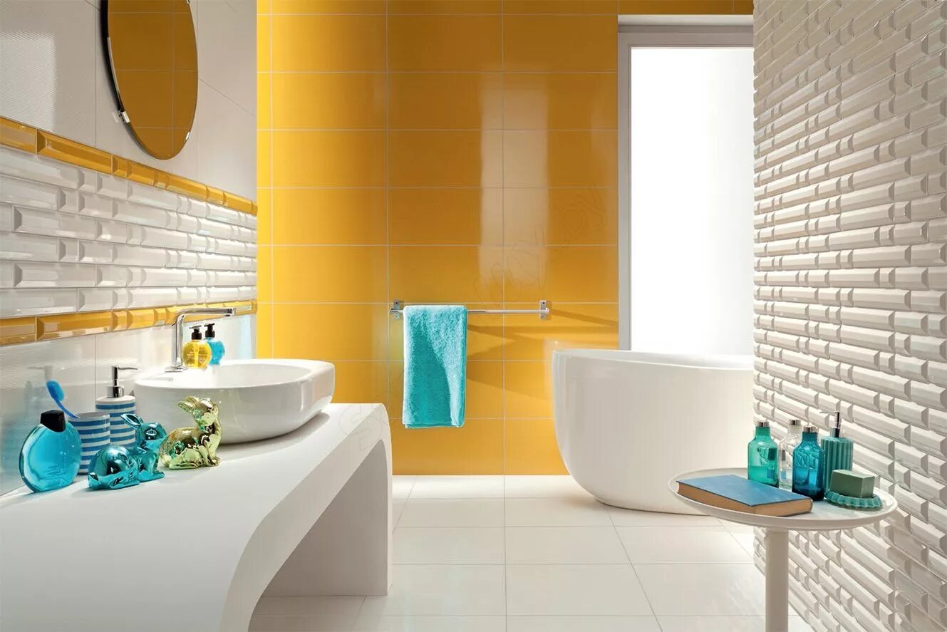Желтая плитка купить. Керамическая плитка Тубадзин. Плитка для ванной комнаты. Яркая плитка для ванной комнаты. Цветная плитка для ванной.