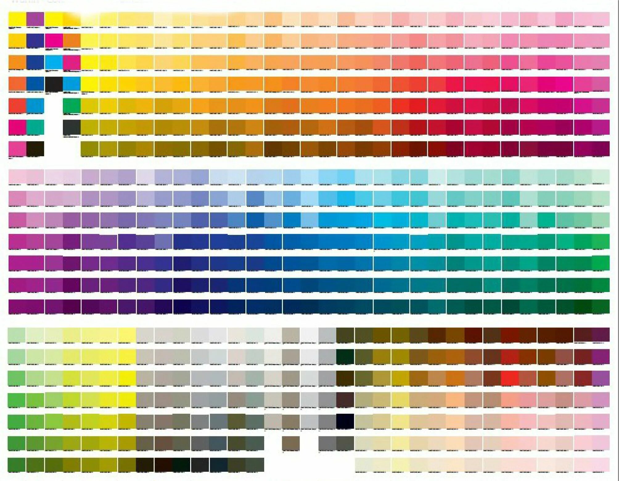 Найти артикул цветов. Палитра пантон cmyk. палитра цветов цмик. пантон в смик. цветовая палитра смук.