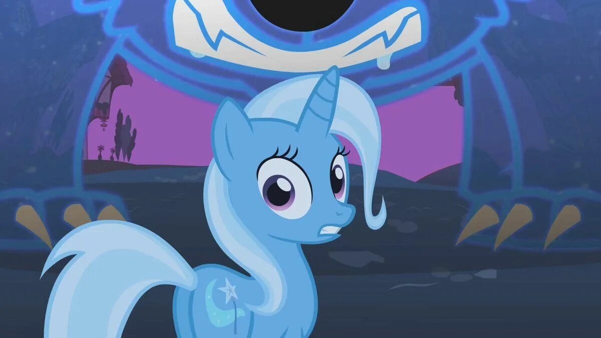 Литл пони субтитры. Трикси луламун пони. trixie lulamoon pony. трикси млп. трикси кадры.