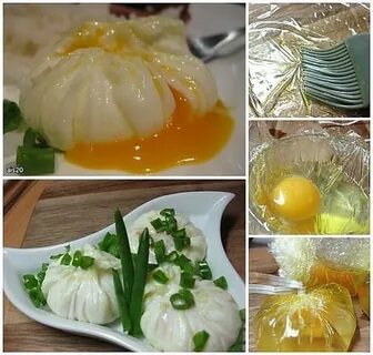 Яйцо пашот в пакете