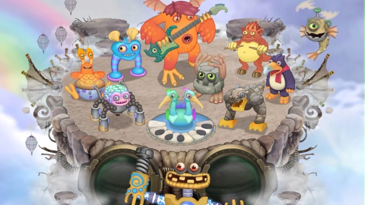 Остров воздуха my singing. МСМ игра коробас. My singing Monsters Epic Wubbox Air Island. My singing Monsters Wubbox. Коробас my singing Monsters.