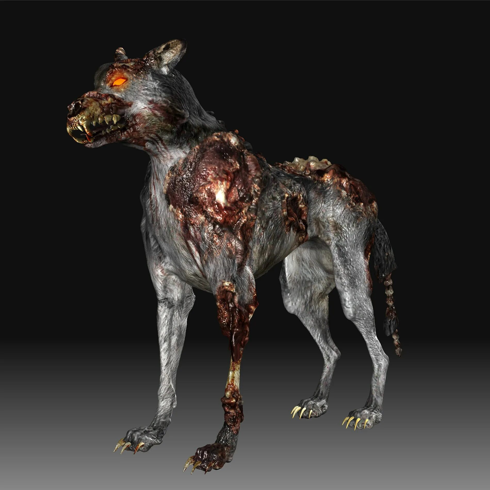 Игр собака зомби. Адская гончая Hellhound. Hellhound дбд.