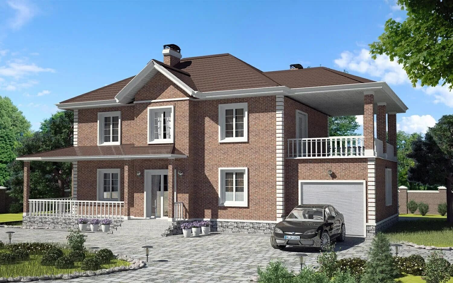 2 этажный дом. Красивые коттеджи. Загородный домик. Домм2. М.