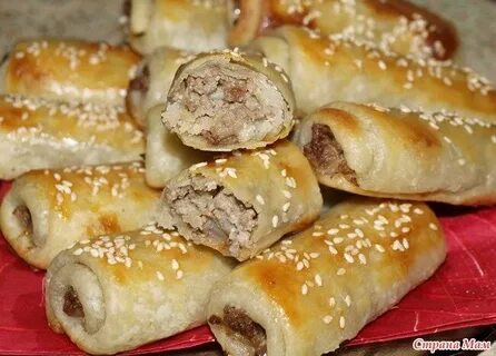 Трубочки с мясом