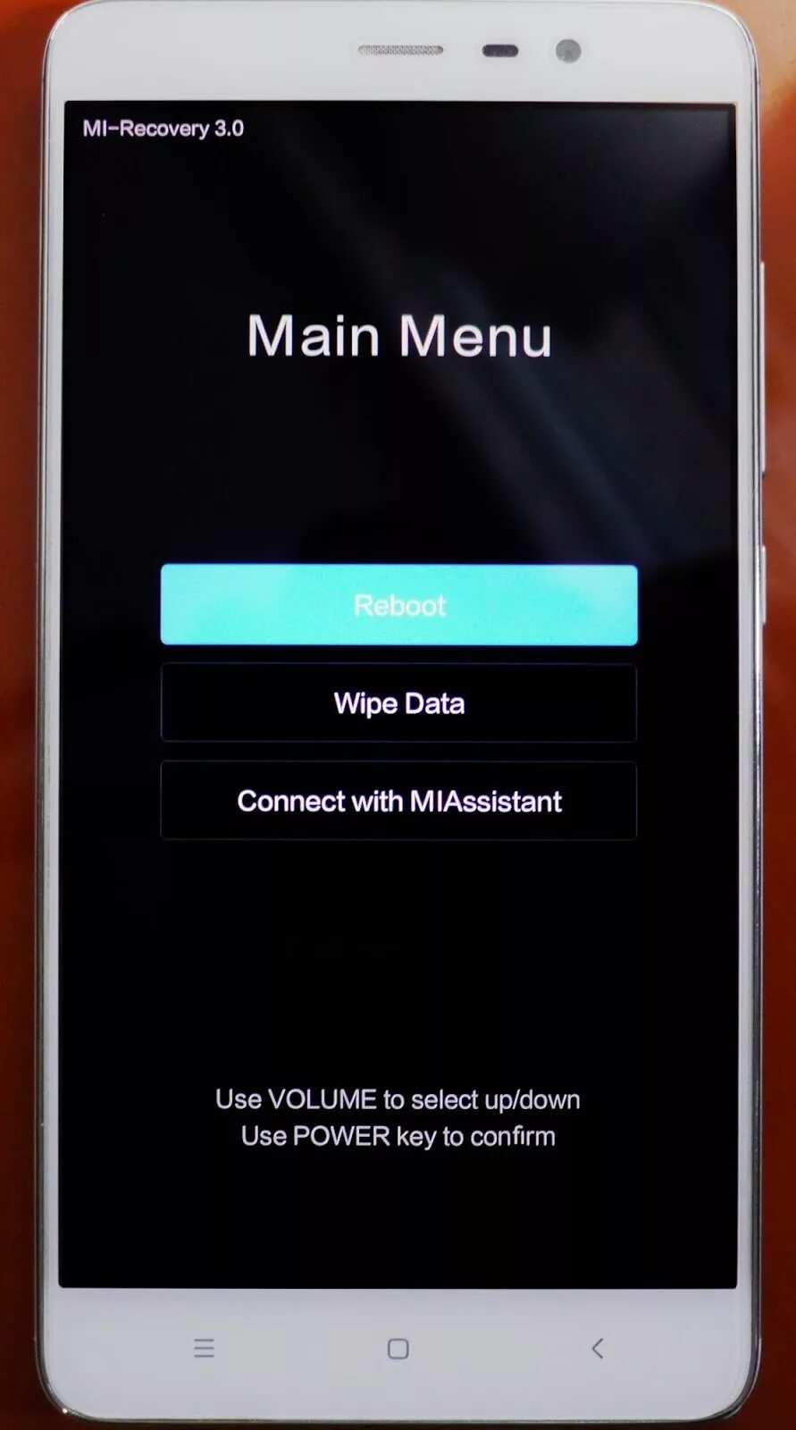 Экран main menu xiaomi. Wipe data Сяоми. Main menu Redmi Recovery 3.0. Сяоми редми Recovery 3/0. Xiaomi mi Recovery 3 0.