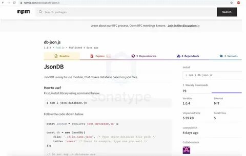 Json path npm