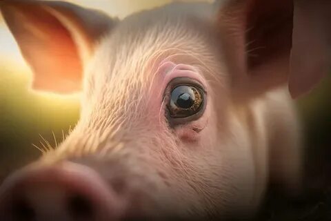 Pig eyed
