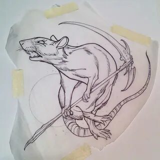Мышь эскиз