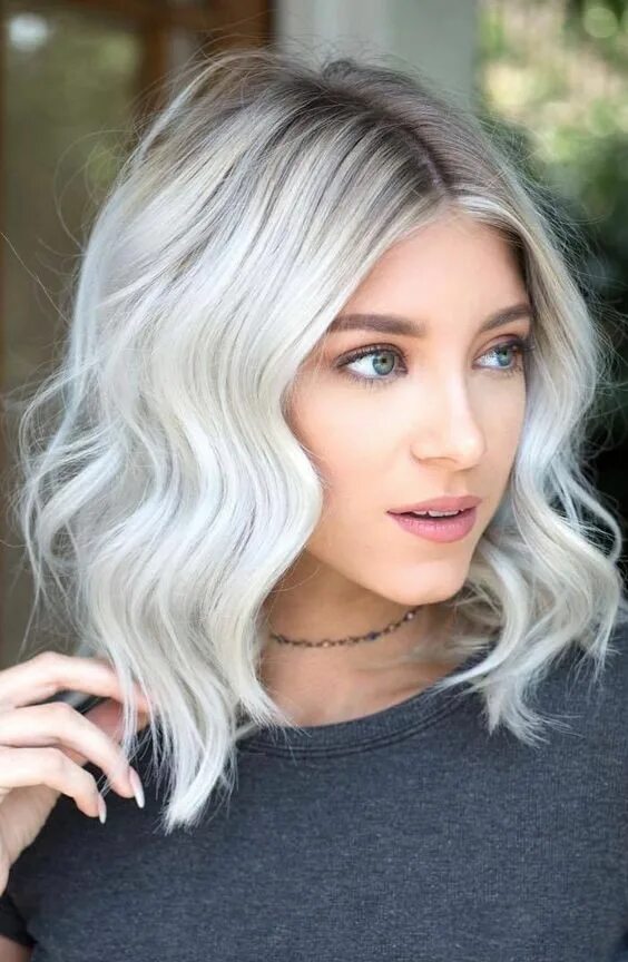 Pin by Amber House on Hair & Makeup Long white hair, White hair color, Platinum 