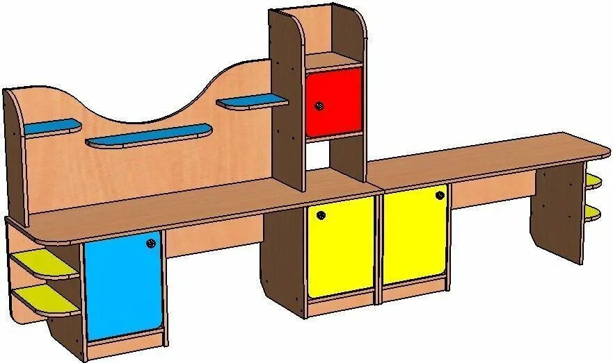 Мебель для детского сада. Уголок изо мебель. Уголок изо в детском саду мебель. Уголки для детского сада мебель.