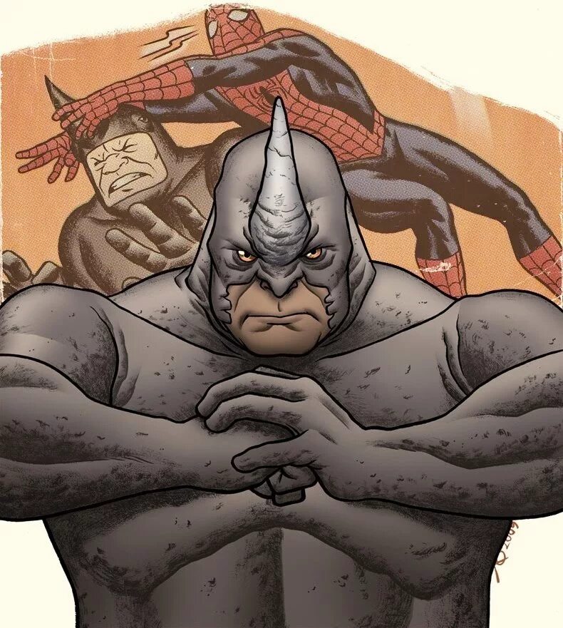 человек паук 1994 рино. паук носорог. марвел алтимейт носорог. алтимейт носорог. рино из человека паука.