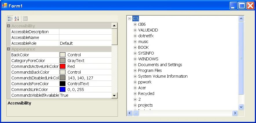 C get file directory