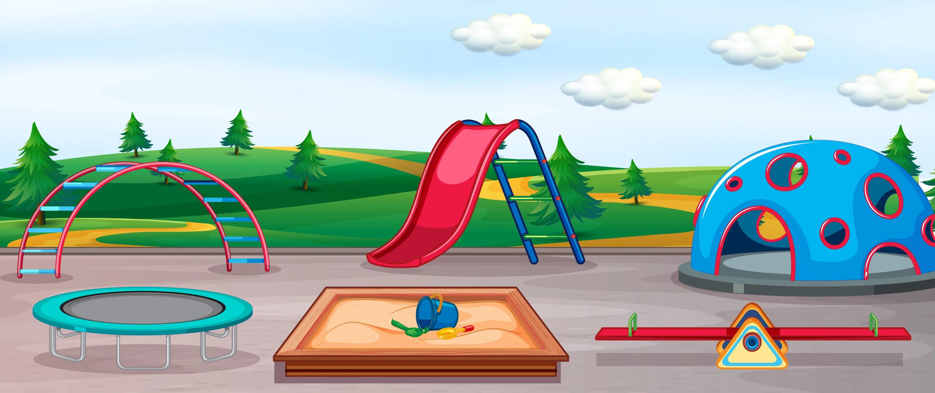 Playground все открыто