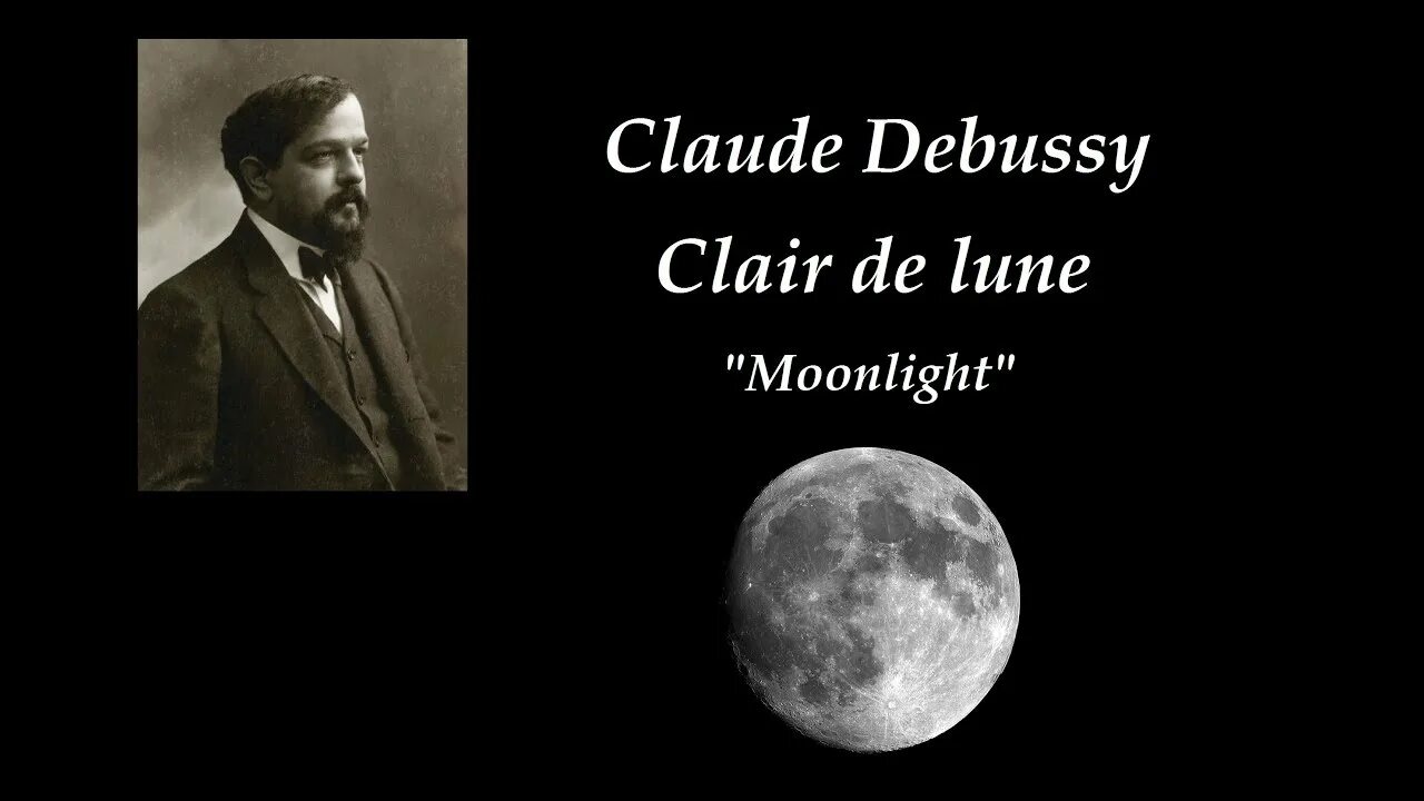 Debussy lune. Дебюсси лунный.