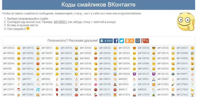 Статусы смайлами в ВК. Коды смайликов. Статусы в ВК смайлики. Код смайлика.