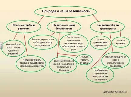 Таблица охрана природы 4 класс