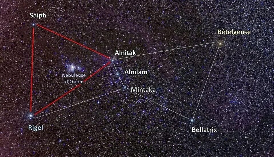 Созвездие Орион Бетельгейзе ригель. Звезда Бетельгейзе в созвездии Ориона. Звезда Беллатрикс Ориона. Бетельгейзе ригель Беллатрикс в созвездии Ориона. Орион ригель