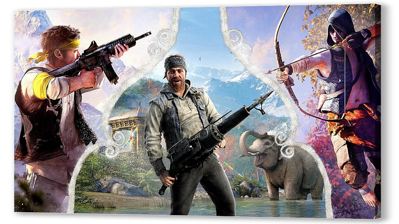 Ariral poster. Far Cry 6. Far Cry 4 Херк.