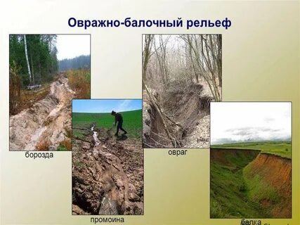 Чем отличается балка от оврага