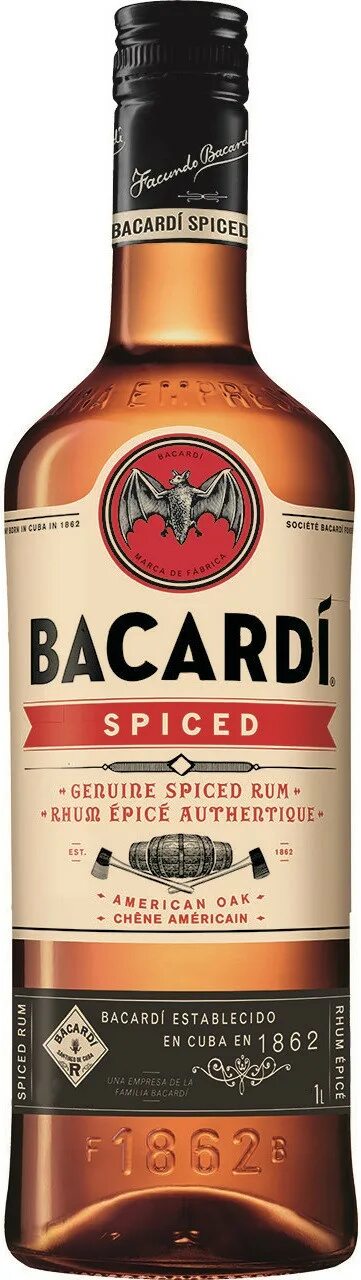 Ром "Bacardi" Spiced, 1 л. Ром бакарди Спайсд. Bacardi Spiced 1 литр. Бакарди Ром Янтарный. Бакарди ром 1 литр