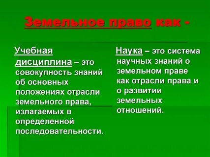 Система земельного законодательства