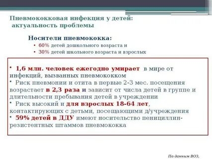 Пневмококковая прививка детям
