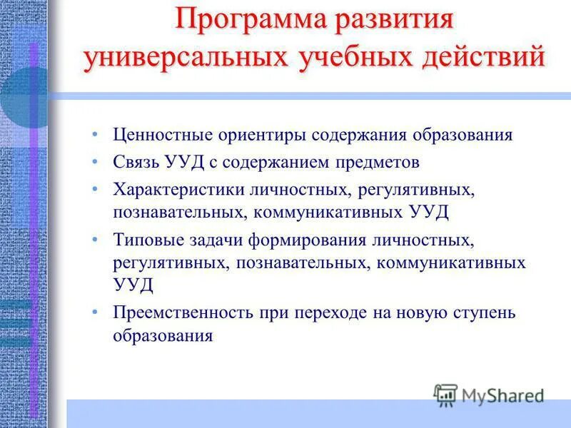 Ууд на основной ступени общего образования. Структура программы ууд. Программа направлена на формирования универсальных учебных действий. Структура программы развития ууд. Программа формирования универсальных учебных действий.
