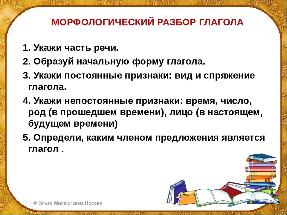 Алгоритм морфологического разбора глагола. План морфологического разбора глагола 4 класс. Морфологический разбор глагола памятка. Алгоритм разбора морфологического разбора глагола.