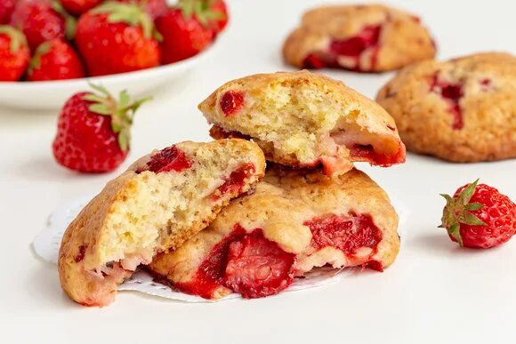 Strawberry Cream Cheese Cookies 5 O'Clock Coffee Club Strawberry cream cheese co