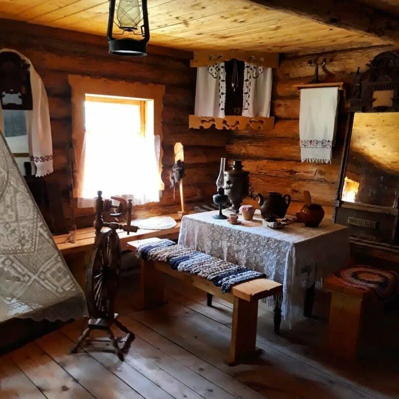 Изба вариант. Горница в крестьянской избе. старинная изба. интерьер русской избы. изба внутри.